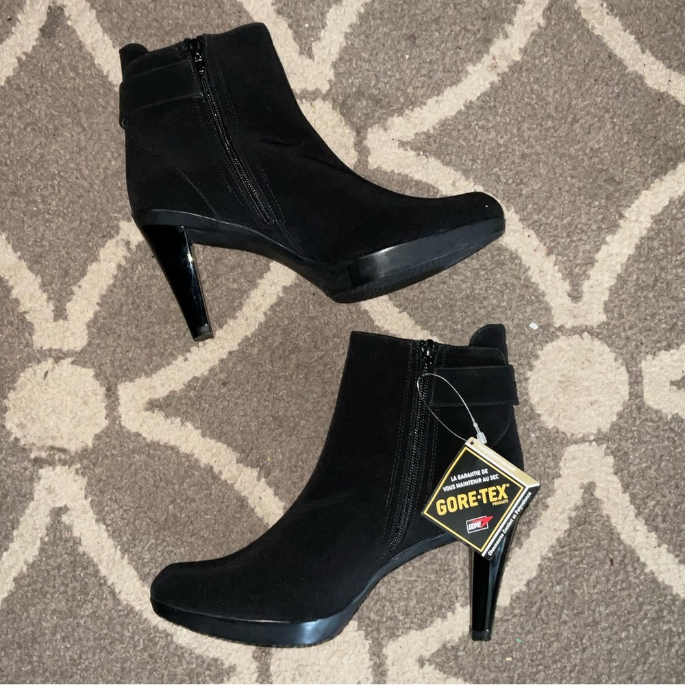 Stuart weitzman goretex heeled booties
